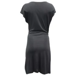 Diane Von Furstenberg Robe Drapée à Nouer Sur Le Côté En Viscose Noire 6 Diane Von Furstenberg Robe Drapée à Nouer Sur Le Côté En Viscose Noire -ModeChic Magasin 869817 3