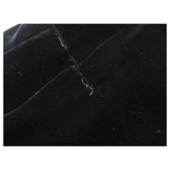 VINTAGE ROBE CHANEL EDELWEISS FLEURS MANCHES LONGUES 40 M VELOURS DRESS Noir -ModeChic Magasin 869991 5