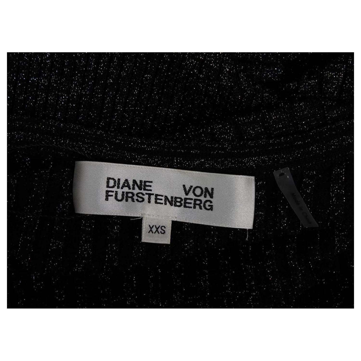 Diane Von Furstenberg Robe Portefeuille Bobbi En Laine Mérinos Noire 5 Diane Von Furstenberg Robe Portefeuille Bobbi En Laine Mérinos Noire – Image 5