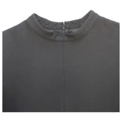 Valentino Garavani ROBE À MANCHES LOGO En Noir Lana Vergine -ModeChic Magasin 870113 4