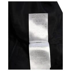 Valentino Garavani ROBE À MANCHES LOGO En Noir Lana Vergine -ModeChic Magasin 870113 7