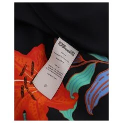 Diane Von Furstenberg Robe Portefeuille Mi-longue Tilly Argos En Soie Noire -ModeChic Magasin 870176 5