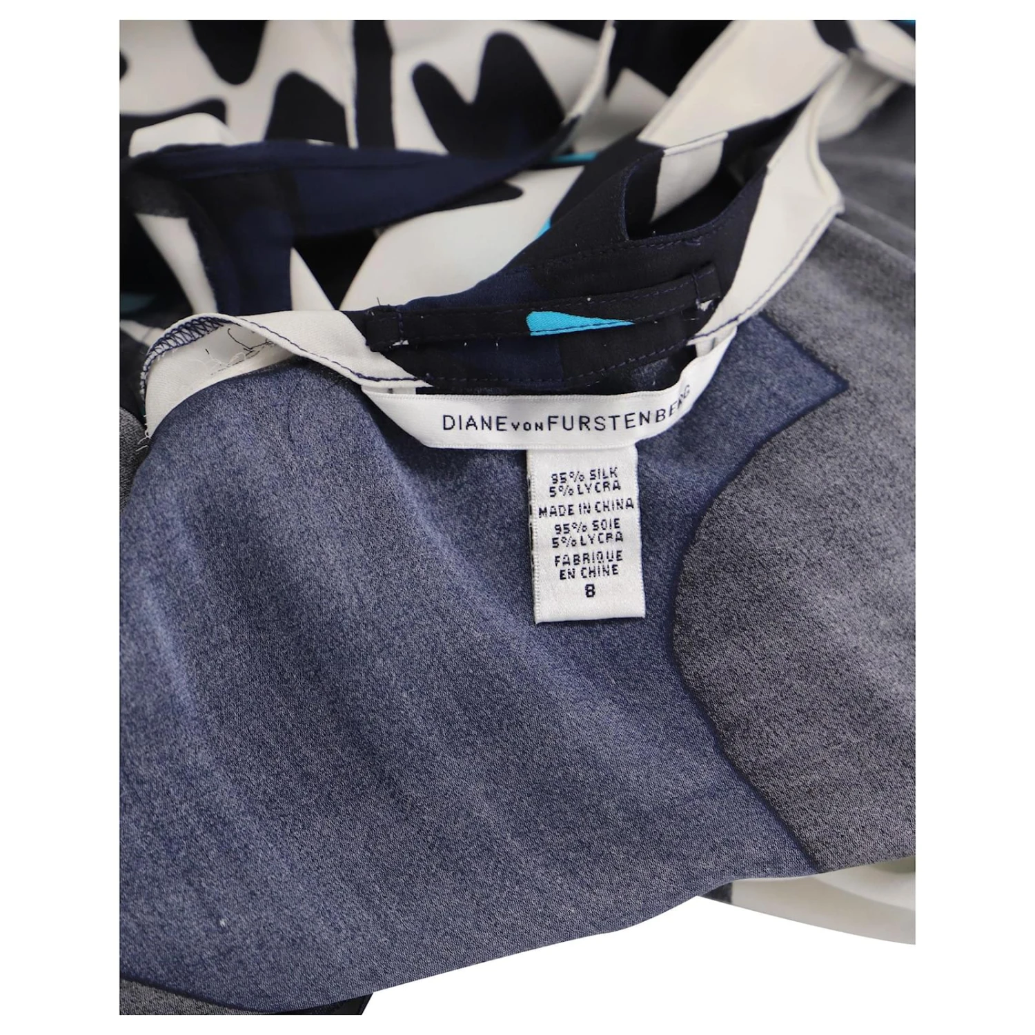 Diane Von Furstenberg Robe Droite à Ceinture En Soie Multicolore 5 Diane Von Furstenberg Robe Droite à Ceinture En Soie Multicolore – Image 5