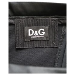 Dolce & Gabbana Robe Mi-longue à Bretelles Spaghetti En Polyamide Noir -ModeChic Magasin 870968 5