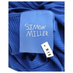 Simon Miller - Robe Longue Boutonnée Samba En Rayonne Bleue -ModeChic Magasin 870976 4