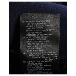 Sandro Paris Robe Mi-longue à Volants En Polyester Bleu Marine -ModeChic Magasin 871118 6