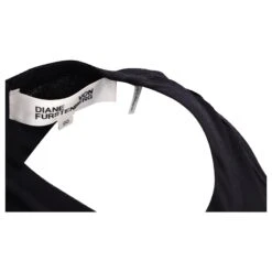 Diane Von Furstenberg Robe Mi-longue à Dos Nageur En Mélange De Viscose Noire -ModeChic Magasin 871215 5