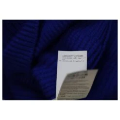 Versace Robe Courte En Maille Torsadée En Laine Bleu Roi -ModeChic Magasin 872587 7