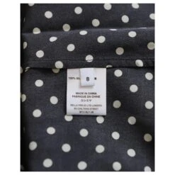 Bella Freud Angelica Robe Longue à Pois En Soie Imprimée Noire -ModeChic Magasin 872605 6