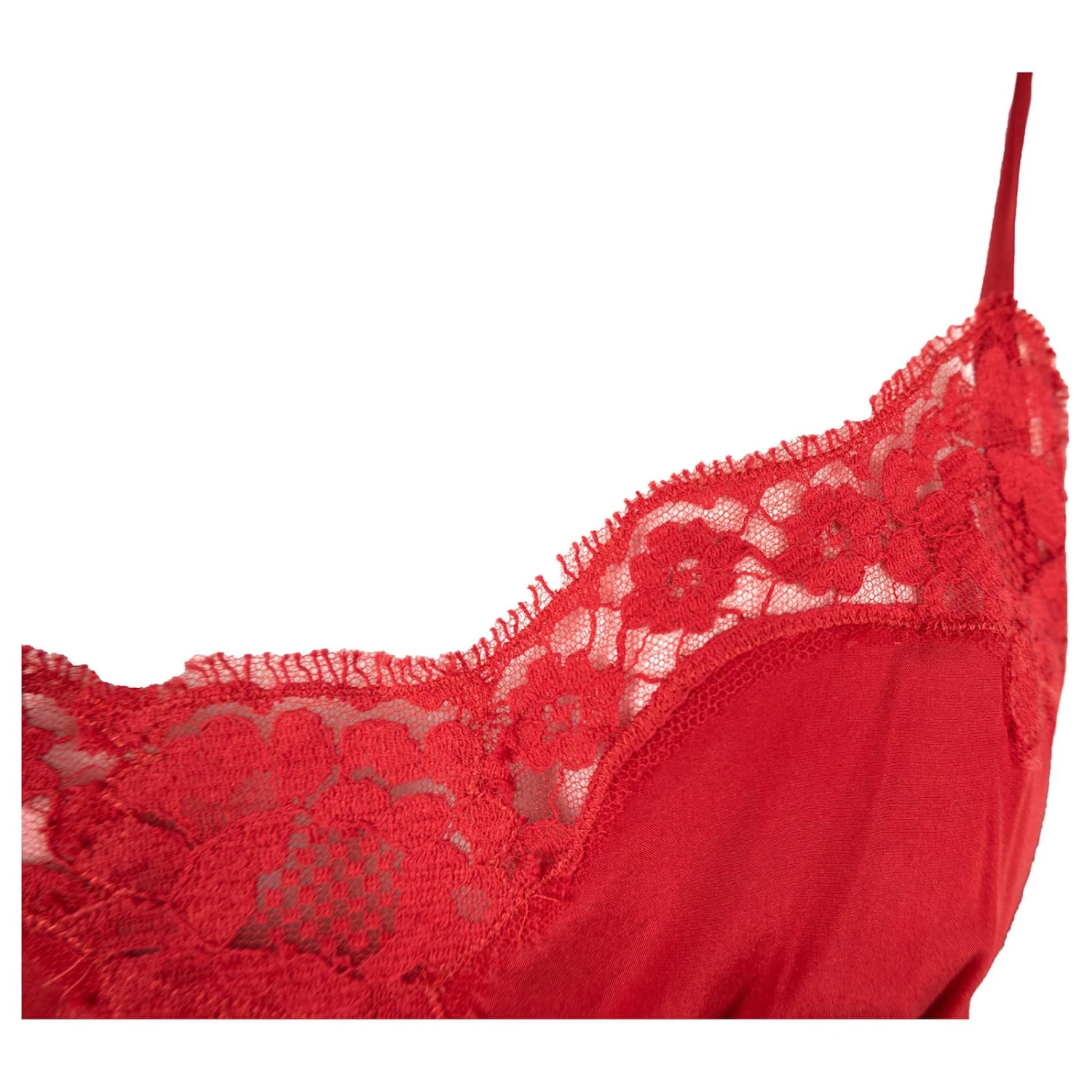 Dolce & Gabbana Robe En Dentelle Brodée Rouge 4 Dolce & Gabbana Robe En Dentelle Brodée Rouge – Image 4