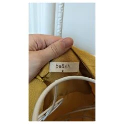 Ba&Sh Robe Bash Moutarde -ModeChic Magasin 873576 3