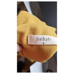 Ba&Sh Robe Bash Moutarde -ModeChic Magasin 873576 7