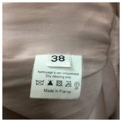 Robe Plissée En Soie Vieux Rose Lanvin Avec Nœud Noir -ModeChic Magasin 874566 5