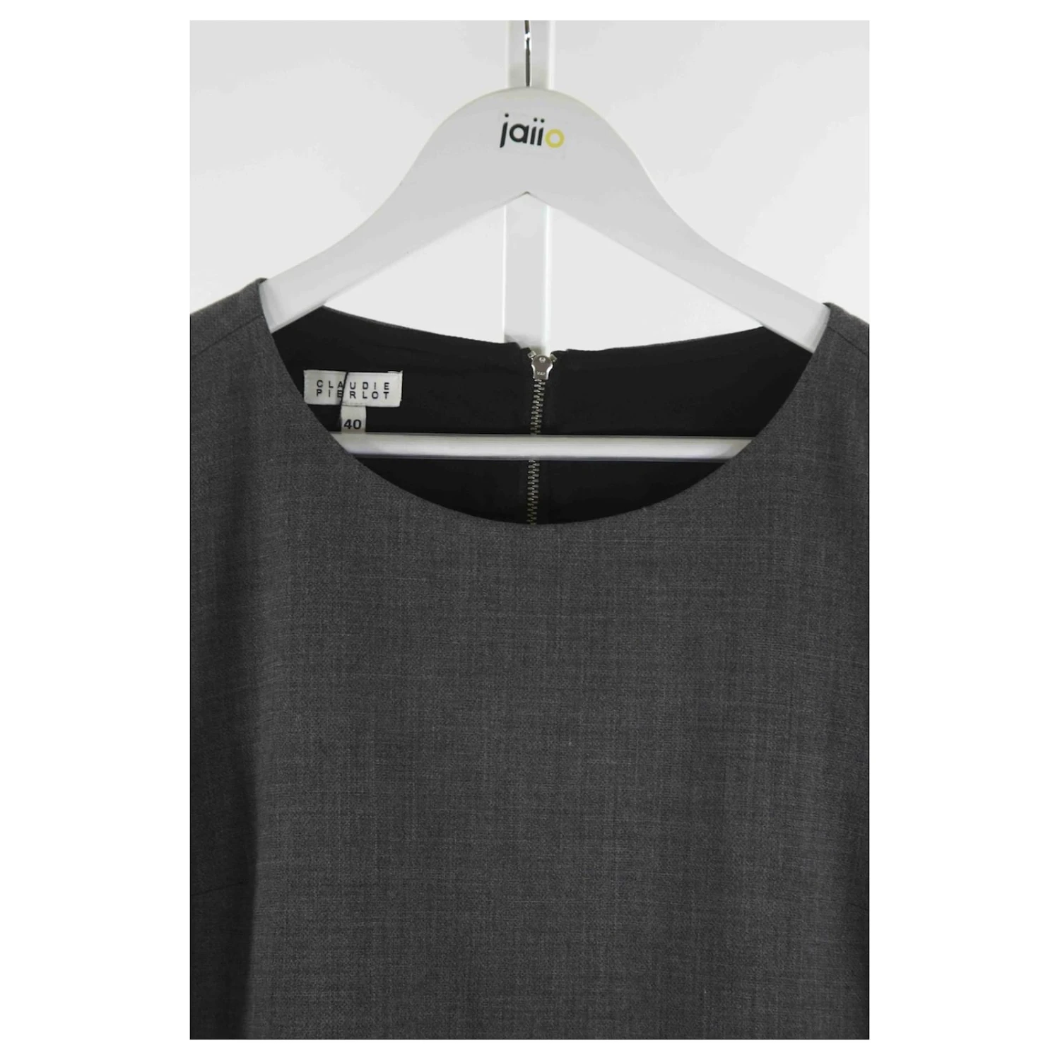 Robe Claudie Pierlot 40 Gris 2 Robe Claudie Pierlot 40 Gris – Image 2