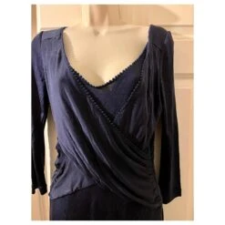 Ghost London Robe Ghost En Jersey De Soie Bleu Foncé 6 Ghost London Robe Ghost En Jersey De Soie Bleu Foncé -ModeChic Magasin 876099 2