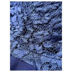 Vera Wang (ligne Principale) Robe De Soirée Bleu Azur Bleu Foncé -ModeChic Magasin 876434 5