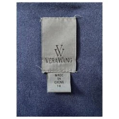 Vera Wang (ligne Principale) Robe De Soirée Bleu Azur Bleu Foncé -ModeChic Magasin 876434 7