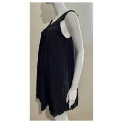 Temperley London Robe Baby Doll Temperley En Soie Et Dentelle Noir -ModeChic Magasin 877977 3