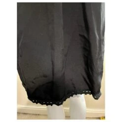 Temperley London Robe Baby Doll Temperley En Soie Et Dentelle Noir -ModeChic Magasin 877977 5