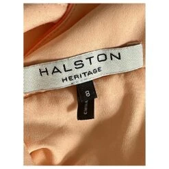 Halston Heritage Robe De Soirée Aux Couleurs Ombrées Du Coucher Du Soleil Corail Pêche -ModeChic Magasin 878404 5