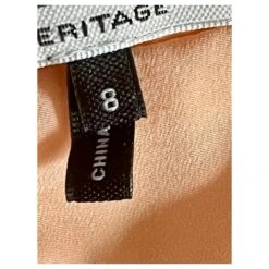 Halston Heritage Robe De Soirée Aux Couleurs Ombrées Du Coucher Du Soleil Corail Pêche -ModeChic Magasin 878404 6