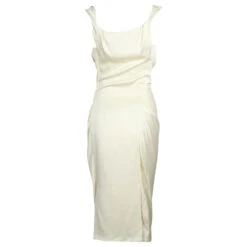 Vivienne Westwood Robe Drapée Ginnie En Acétate Jaune Clair -ModeChic Magasin 878938 3