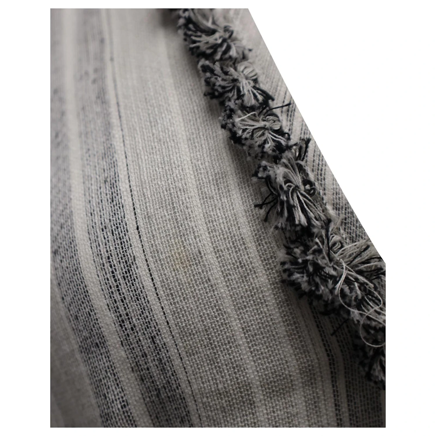 Zimmermann Zimmerman Robe Ceinturée à Franges En Lin Gris 3 Zimmermann Zimmerman Robe Ceinturée à Franges En Lin Gris – Image 3