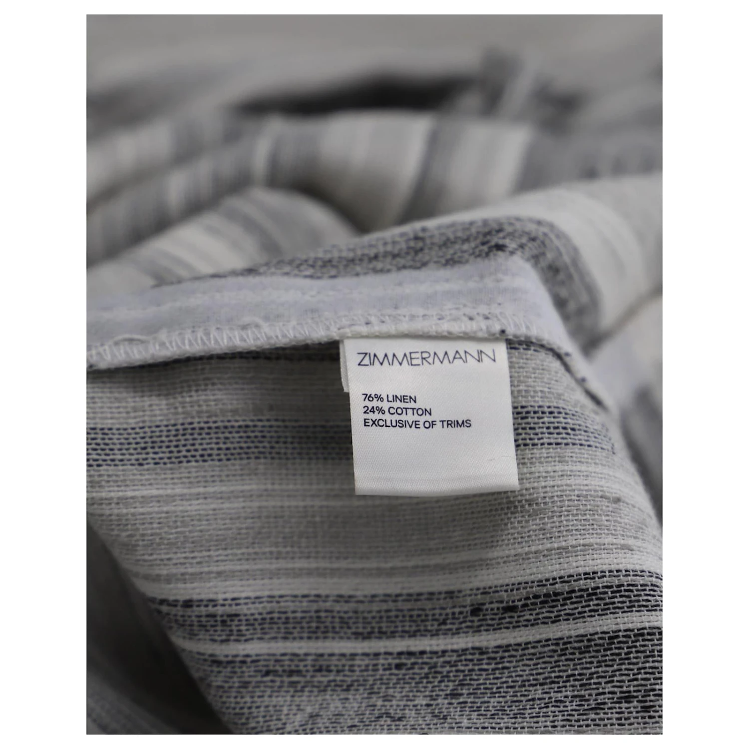 Zimmermann Zimmerman Robe Ceinturée à Franges En Lin Gris 7 Zimmermann Zimmerman Robe Ceinturée à Franges En Lin Gris – Image 7