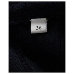 Robe Mi-longue Col Carré Sandro En Polyamide Bleu Marine -ModeChic Magasin 878973 5