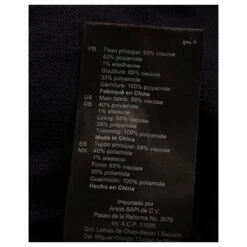 Robe Mi-longue Col Carré Sandro En Polyamide Bleu Marine -ModeChic Magasin 878973 6