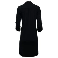 Michael Michael Kors Robe Boutonnée Sur Le Devant En Polyester Noir -ModeChic Magasin 879060 3