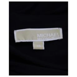 Michael Michael Kors Robe Boutonnée Sur Le Devant En Polyester Noir -ModeChic Magasin 879060 4