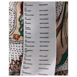 Maje Mini Robe à Manches Ballon Imprimé Paisley En Polyester Blanc -ModeChic Magasin 879075 5