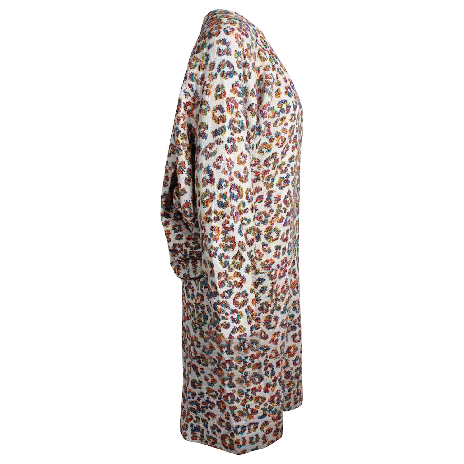 Chloé Chloe Robe à Manches Longues à Imprimé Léopard En Viscose Multicolore à Imprimé Animal 2 Chloé Chloe Robe à Manches Longues à Imprimé Léopard En Viscose Multicolore à Imprimé Animal – Image 2
