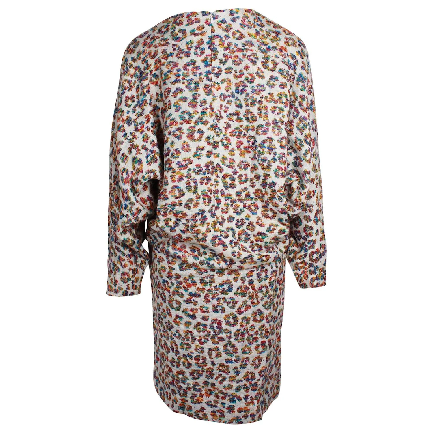 Chloé Chloe Robe à Manches Longues à Imprimé Léopard En Viscose Multicolore à Imprimé Animal 3 Chloé Chloe Robe à Manches Longues à Imprimé Léopard En Viscose Multicolore à Imprimé Animal – Image 3