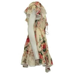 Zimmermann ROBE COURTE FLEURIE LAELIA En Lin Beige 7 Zimmermann ROBE COURTE FLEURIE LAELIA En Lin Beige -ModeChic Magasin 879172 3