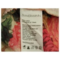 Zimmermann ROBE COURTE FLEURIE LAELIA En Lin Beige 9 Zimmermann ROBE COURTE FLEURIE LAELIA En Lin Beige -ModeChic Magasin 879172 5