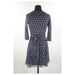 Robe Diane Von Furstenberg 38 Bleu -ModeChic Magasin 879513 3