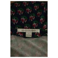 Robe Diane Von Furstenberg 38 Bleu -ModeChic Magasin 879513 5