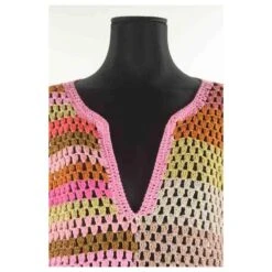 Autre Marque Robe Rose Carmine 36 Multicolore -ModeChic Magasin 879620 4