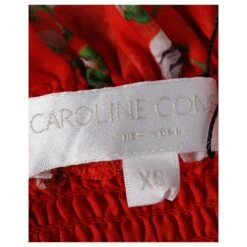Autre Marque Caroline Constas - Robe Longue épaules Dénudées En Soie à Imprimé Fleuri -ModeChic Magasin 880173 4