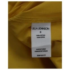 Ulla Johnson Robe Midi Lilith En Coton Jaune -ModeChic Magasin 882433 5