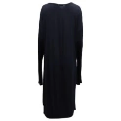 Robe Droite Vince En Coton Bleu Marine -ModeChic Magasin 882457 3