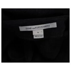 Diane Von Furstenberg Robe Fourreau à Plis Latéraux En Laine Grise -ModeChic Magasin 882472 4