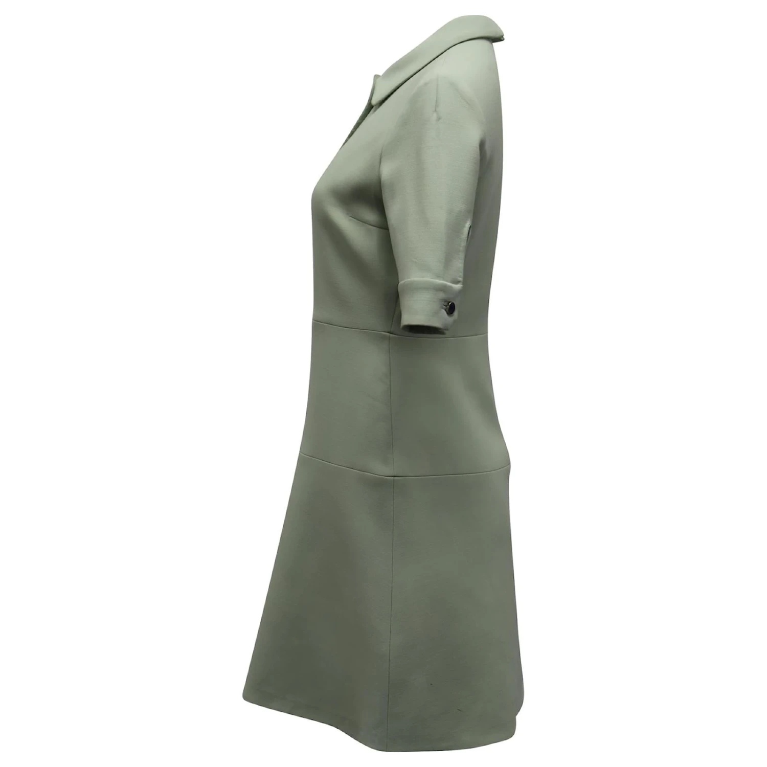 Gucci Robe Polo En Laine Verte 2 Gucci Robe Polo En Laine Verte – Image 2