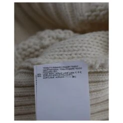 Maison Martin Margiela MM6 Robe Pull Maison Margiela En Laine Ivoire Blanc Écru -ModeChic Magasin 882509 8