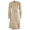 Acne Studios Robe Mi-longue Danita En Lin Beige