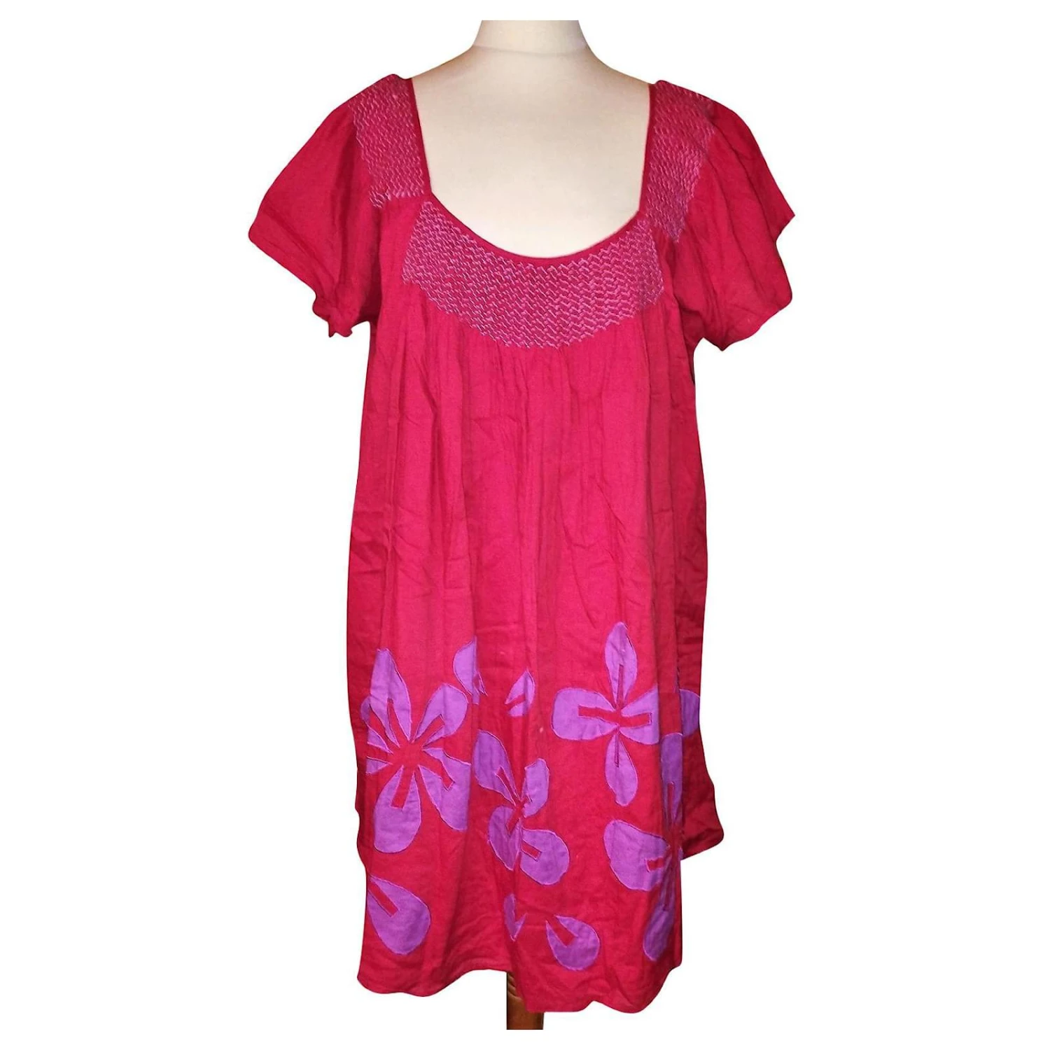 ANTIK BATIK ROBE TUNIQUE DRESS PAPILLON T UK 24 OU 46/48/50/52 Rouge 1 ANTIK BATIK ROBE TUNIQUE DRESS PAPILLON T UK 24 OU 46/48/50/52 Rouge