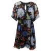 Alice + Olivia Cay Robe à Fleurs En Polyester Multicolore