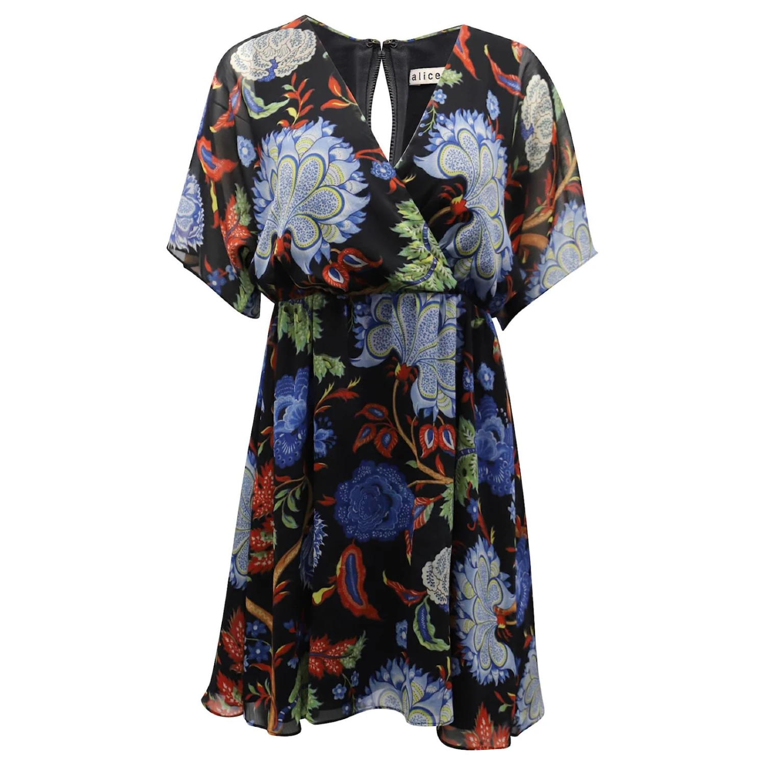 Alice + Olivia Cay Robe à Fleurs En Polyester Multicolore 1 Alice + Olivia Cay Robe à Fleurs En Polyester Multicolore